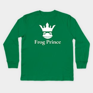 Frog Prince Fairy Tale Brothers Grimm Minimalism Folktale Kids Long Sleeve T-Shirt